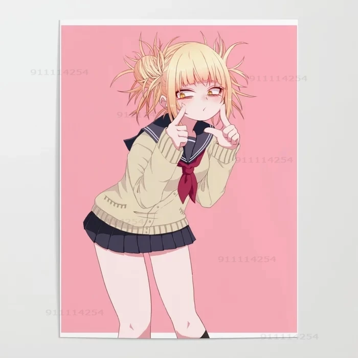Modular Pictures My Hero Academia Home Decor Wall Toga Himiko Art Modern Canvas Anime Prints Painting Poster For Bedroom Frame | Дом и сад