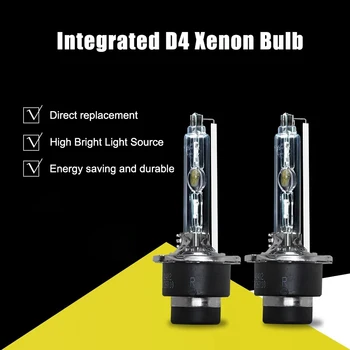 

1 Pair D4S/D4R 12-24V Ultra White HID Hernia Bulbs Replacement Headlight M8617