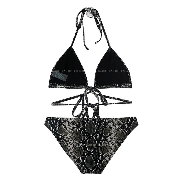 Korean Style Bikini Set Women Biquini Suit Two Pieces Swimwear Halter Swimsuit High Quality Beach Suit 2020 Femme swimwear bikini set for beach