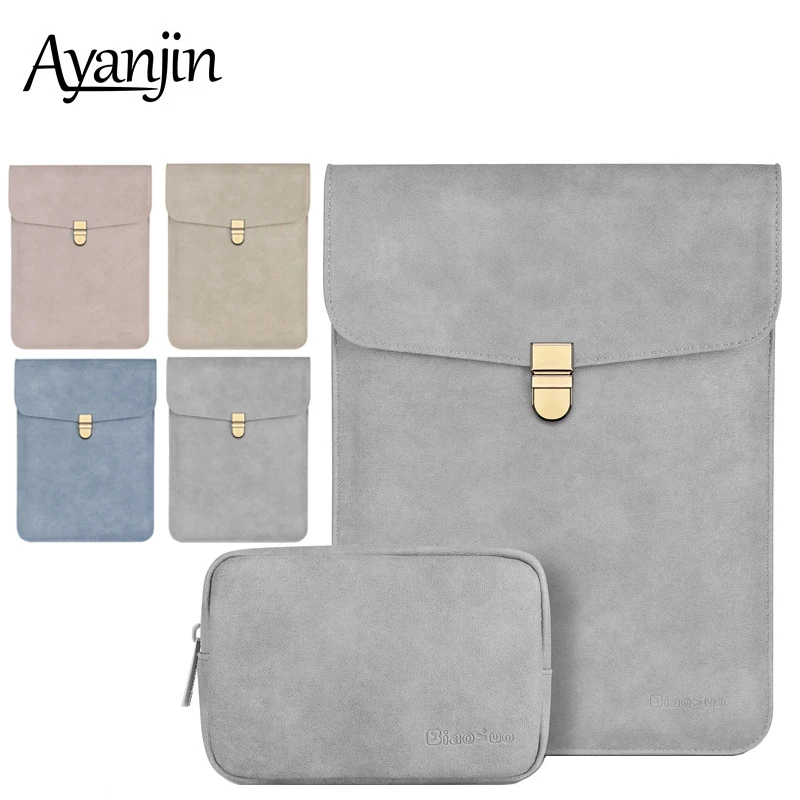 Водонепроницаемый матовый PU кожаный чехол для ноутбука 15,6 14 для Macbook Air 13 Pro 11 15 чехол для Xiaomi Asus lenovo