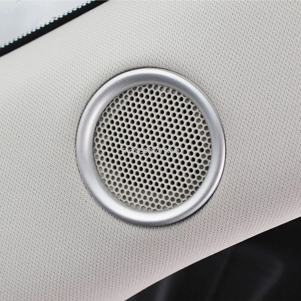 2x for Mazda CX-5 CX5 Speaker Sound Loudspeakers Ring Trim Cover Stainless Steel Interior Decoration Accessories