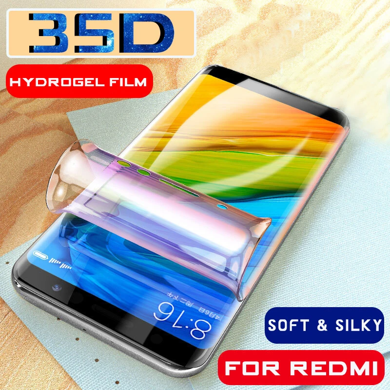 

35d hydrogel film for xiaomi redmi note 7 8 pro screen protector for xiaomi redmi note 7 6 k20 pro screen protective not glass