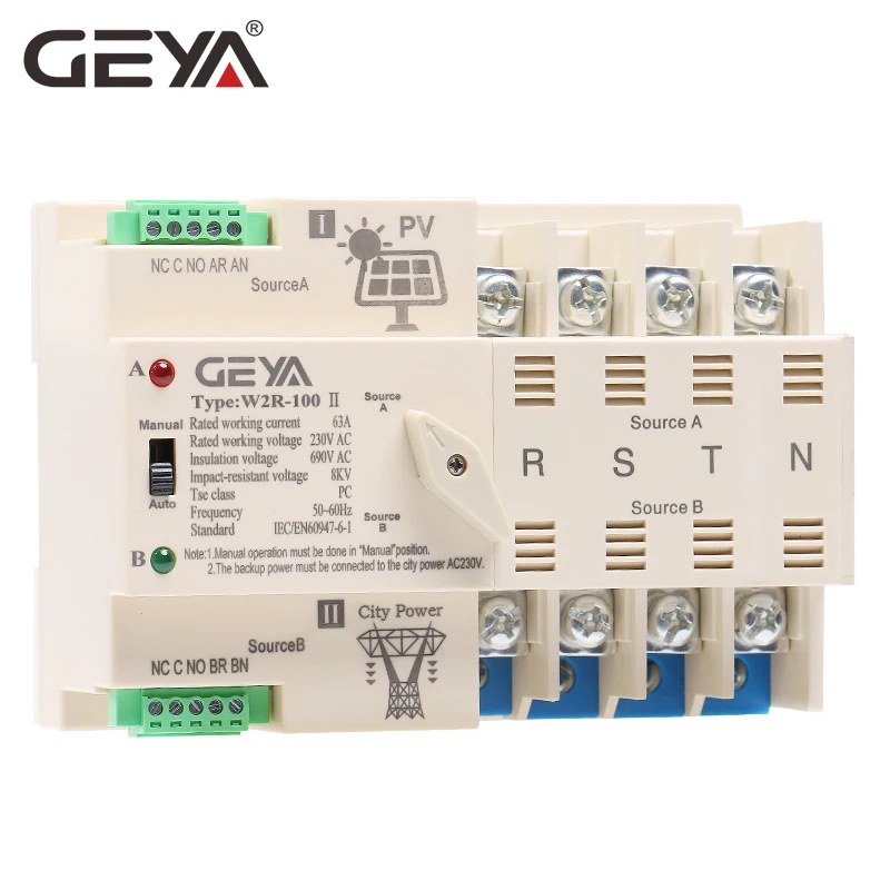 GEYA сетка PV система электропередачи в город мощность двойной мощности