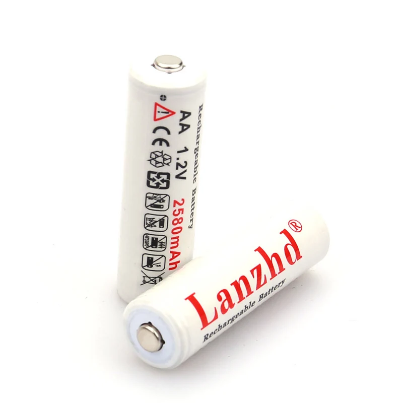 2-36 шт. батарея AA 1,2 V батарея Pro AA 2580mAh 1,2 V Ni-MH для игрушка-фонарик предварительно разогреваемая аккумуляторная батарея AA реальная емкость