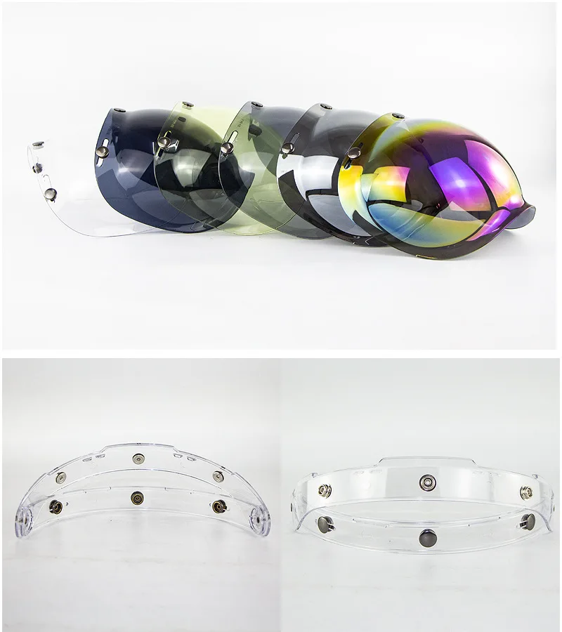 Harley Wave Mirror pao jing Ретро шлем объектив ветрозащитный объектив с ходовой каретой Bv05