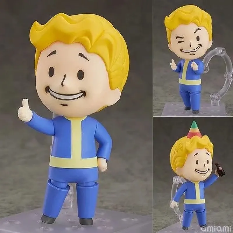 Anime Figures Fallout 4 Vault Boy Bobblehead Gaming #1209 PVC Toys Model Series Action Figura Cute Doll Figma Fallout 4 Juguetes