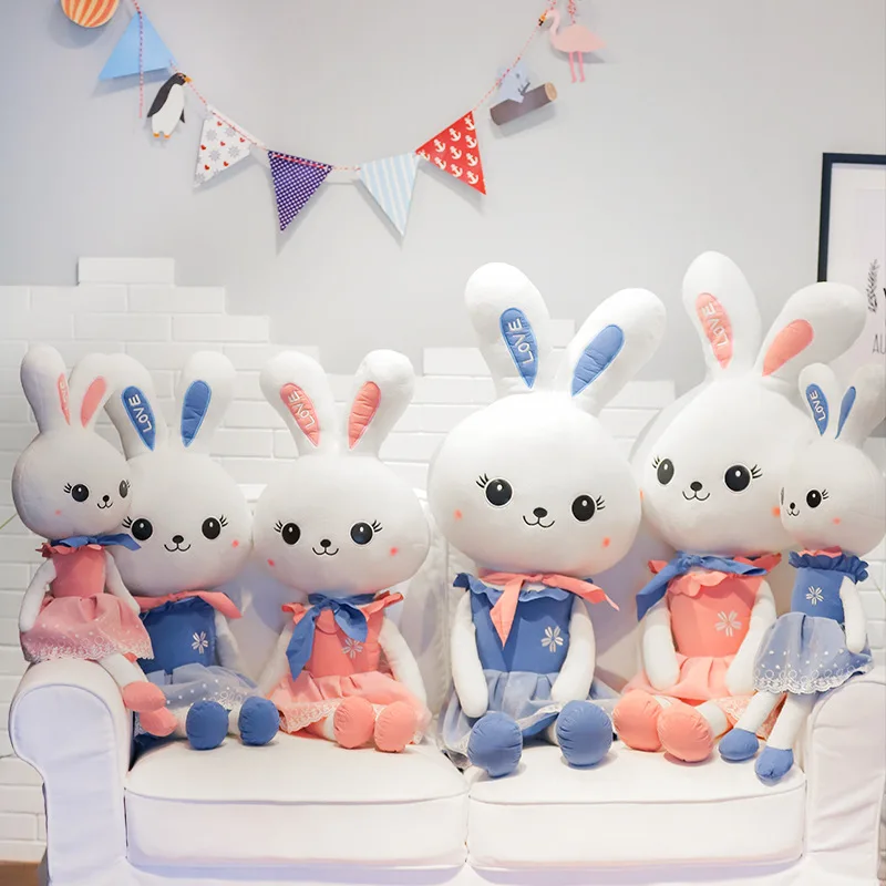 

New Style Adorkable gong zhu tu Plush Toy Doll Couples LOVE Rabbit Pillow Doll Customizable