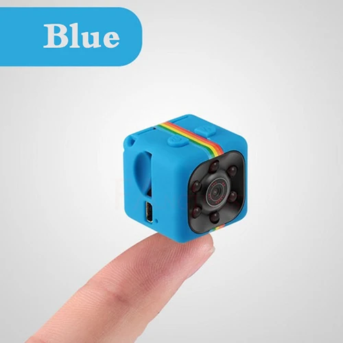 blue Новинка sq11 мини камера 480P hd-сенсор ночного видения Видеокамера движения DVR микро камера Спорт DV видео маленькая камера SQ 11 - Цвет: blue