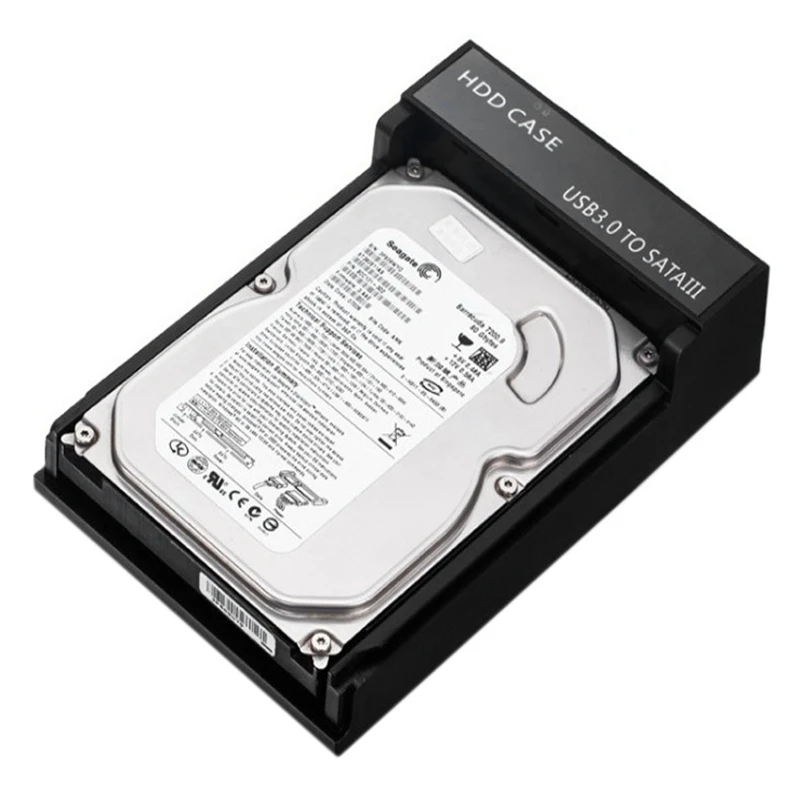 Корпус жесткого диска USB 3,0 на SATA внешний жесткий диск Док-станция для 3,5 дюймов SATA I/II/III до 12 ТБ поддержка UASP(Bla