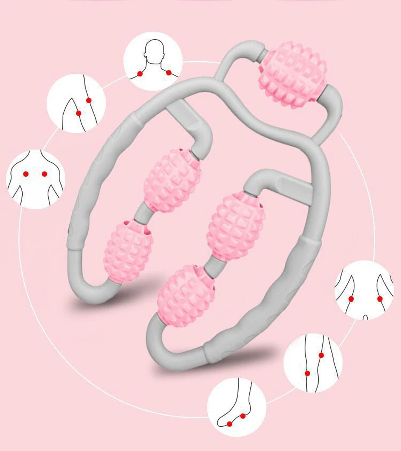 Ring Clip Leg Muscle Massager Foam Roller Muscle For Fitness Gym Yoga Pilates Sports Relaxation Calf Body Shaping Equipment (2)