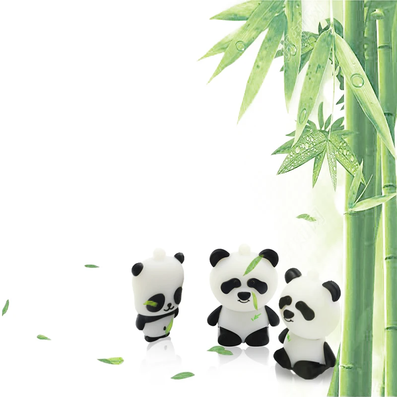 Cartoon Panda Usb Flash Drive Pen Drive 4gb 8gb 16gb 32gb 64gb Pendrives U Disk Flash Card hot sale Memory stick