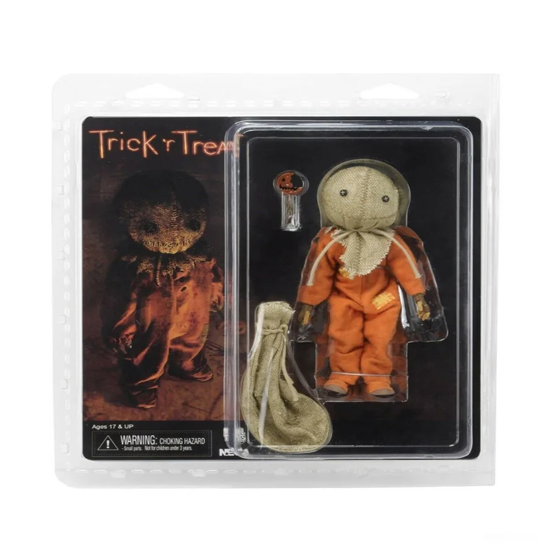Trick R Treat Sam облаченная " Шкала с сумкой и леденцом Хэллоуин 2007 классический фильм NECA фигурка игрушка кукла подарок - Цвет: in Retail Box