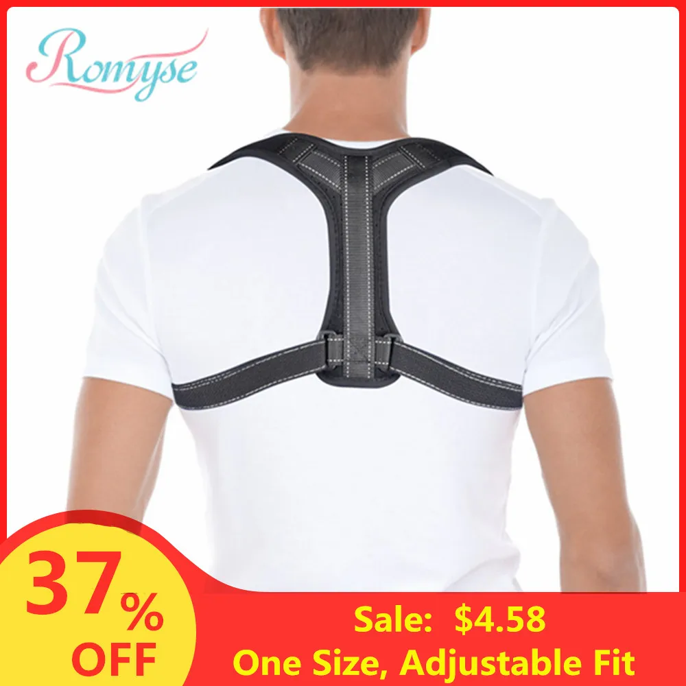 

Adjustable Belt Shoulder Brace Back Support Hunchback Orthosis Pain Relief Lumbar Spine Posture Corrector For Adult Student