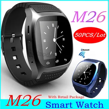 

M26 Smartwatch Wireless Bluetooth Smart Watch Wearable Sync Phone Calls Smart Watch Sport Watch Anti-lost Alert M26 Smartwatch