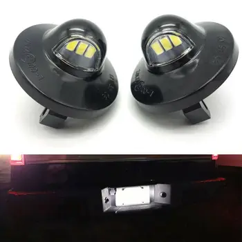 

2pcs Led Number Plate Holder Lamp For Ford Superduty F- 250 350 450 550 LED Tail Light Led License Plate Light