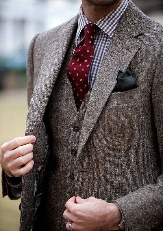 Fashion-Mens-Donegal-Tweed-Suit-Custom-Made-Brown-Mens-Suits-Tailored-Single-Breasted-Men-Suit-Notch (1)