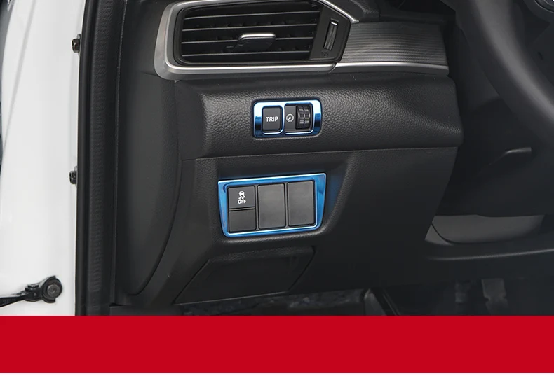Lsrtw2017 Автомобильная Esp подсветка приборной доски регулятор переключатель рамка планки для Honda Accord интерьерные аксессуары для формовки