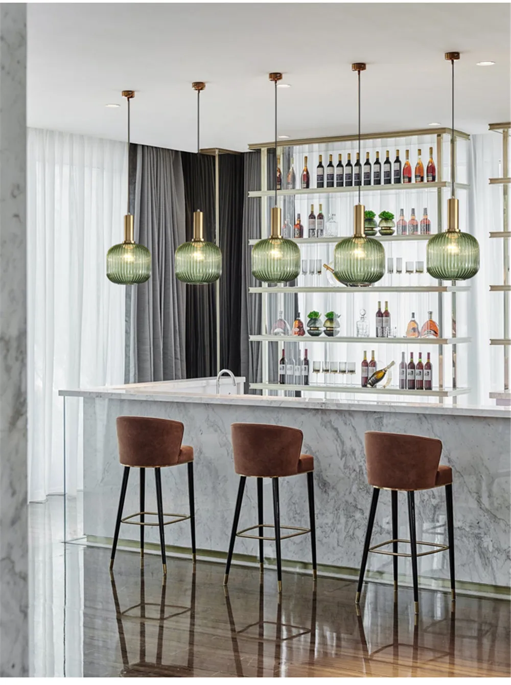 Nordic Design Loft Vintage LED Pendant Light Iron Glass Single Head Hanging Lamp Home Decor Lighting Fixtures DIY Droplight