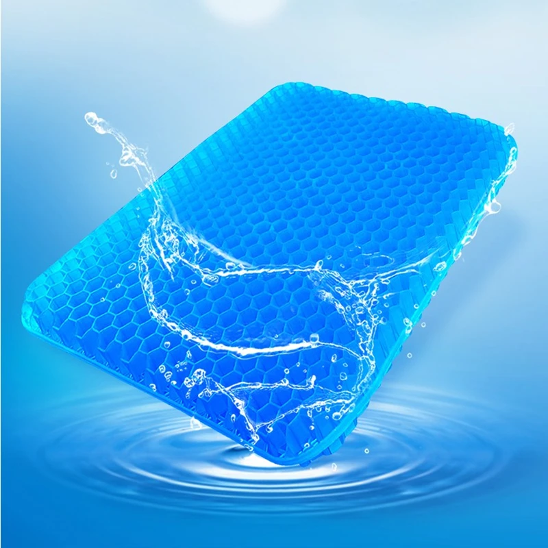 Новая двухсторонняя дышащая подушка, сотовая силиконовая подушка, домашняя подушка для гостиной, Офисная подушка, кресло-коляска для автомобиля
