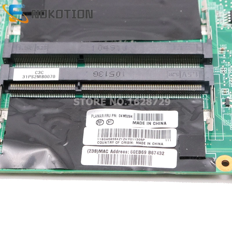 Материнская плата NOKOTION 04W0294 DA0PS2MB8C0 для lenovo Edge 13 E31 системная плата ноутбука Материнская плата DDR3 с процессор на плате