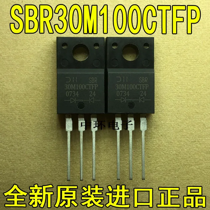 10 шт./лот SBR30M100CTFP TO-220F 30A 100Vx m y