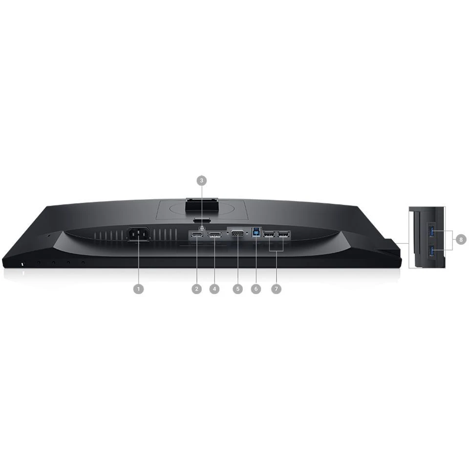 Монитор Dell 21.5" P2219H черный IPS LED 8ms 16:9 HDMI DisplayPort Mat HAS Pivot 1000:1 250cd USB