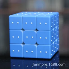 High-End Customizable UV Print Blind Braille Fingerprint Stereo Three Layer Rubik's Cube 3D Relief Cool Rubik's Cube Children'S