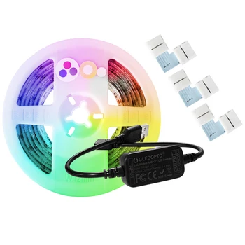 

GLEDOPTO ZigBee LED Rgbcct Mini Controller Smart TV Strip Light 5V USB Controller By Alexa Echo Plus Voice Control