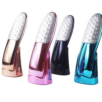 

Professional Stainless Steel Callus Remover Foot File Beautiful And Durable Feet Care Convenient Storage With Base