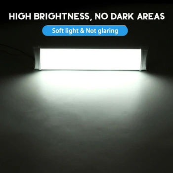 

12V 24V Reading Car Dome Roof Ceiling LED Interior Light Truck Easy Install Motorhome Bright RV Trailer Universal Boat Caravan