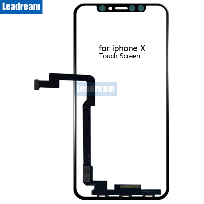 Leadream 20 шт. Протестировано переднее внешнее стекло Сенсорная панель дигитайзер Замена для iPhone X DHL
