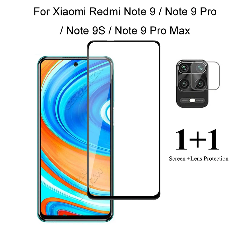 Для Xiaomi Redmi Note 9 Pro 9s защита переднего экрана защитное закаленное стекло и пленка