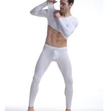 Новинка, костюм, кальсоны, термобелье, дышащее Мужское нижнее белье, домашний костюм, облегающий, сексуальный и модный