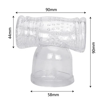 OLO Big AV Wand Headgear Vibrators Caps Magic Wand Head Accessories Penis Massager For Male Sex Toys Nozzles Of Vibrators 3