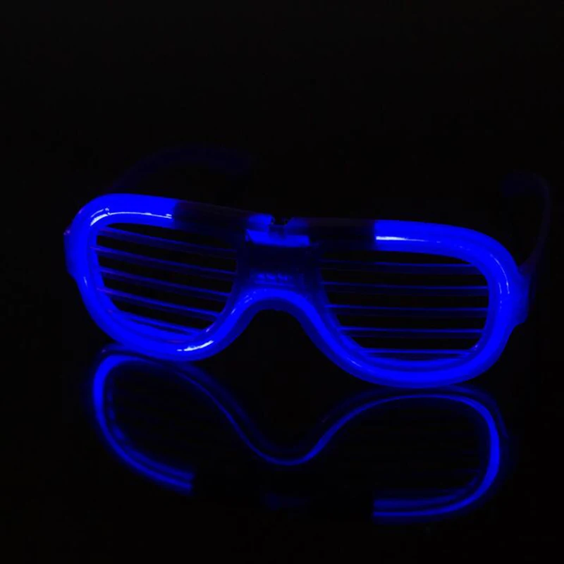 LED Glasses Luminousglasses Neon Activing Props Glowing Atmosphere Fun Flashing Light Luminous Bright Gifts Bril Xmas Party
