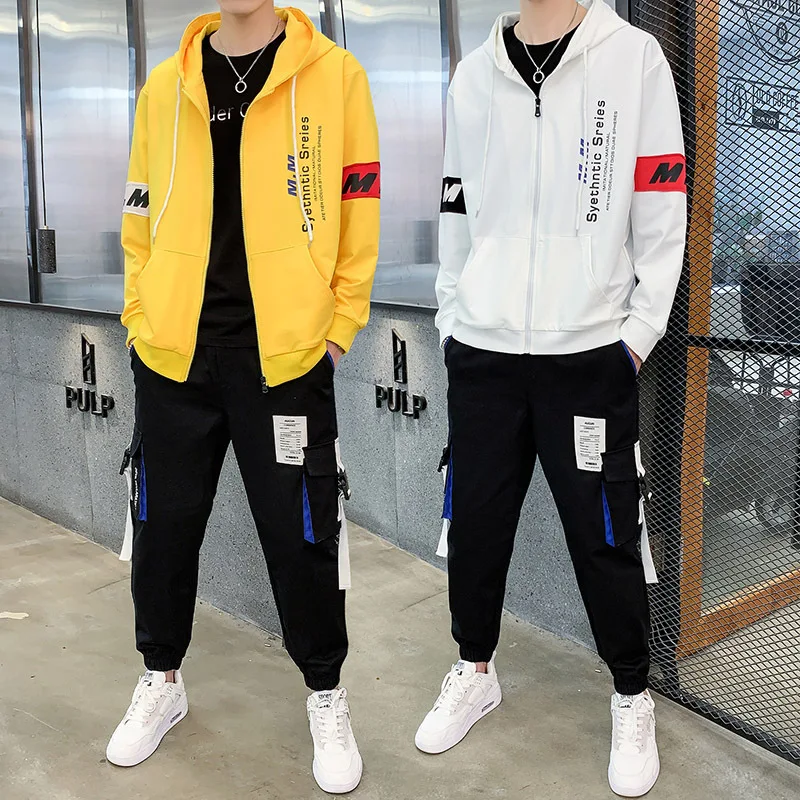 

Coat Men's Autumn Korean-style Trend Handsome New Style INS Loose-Fit Leisure Suit Students Jacket Men'S Wear on Clothes