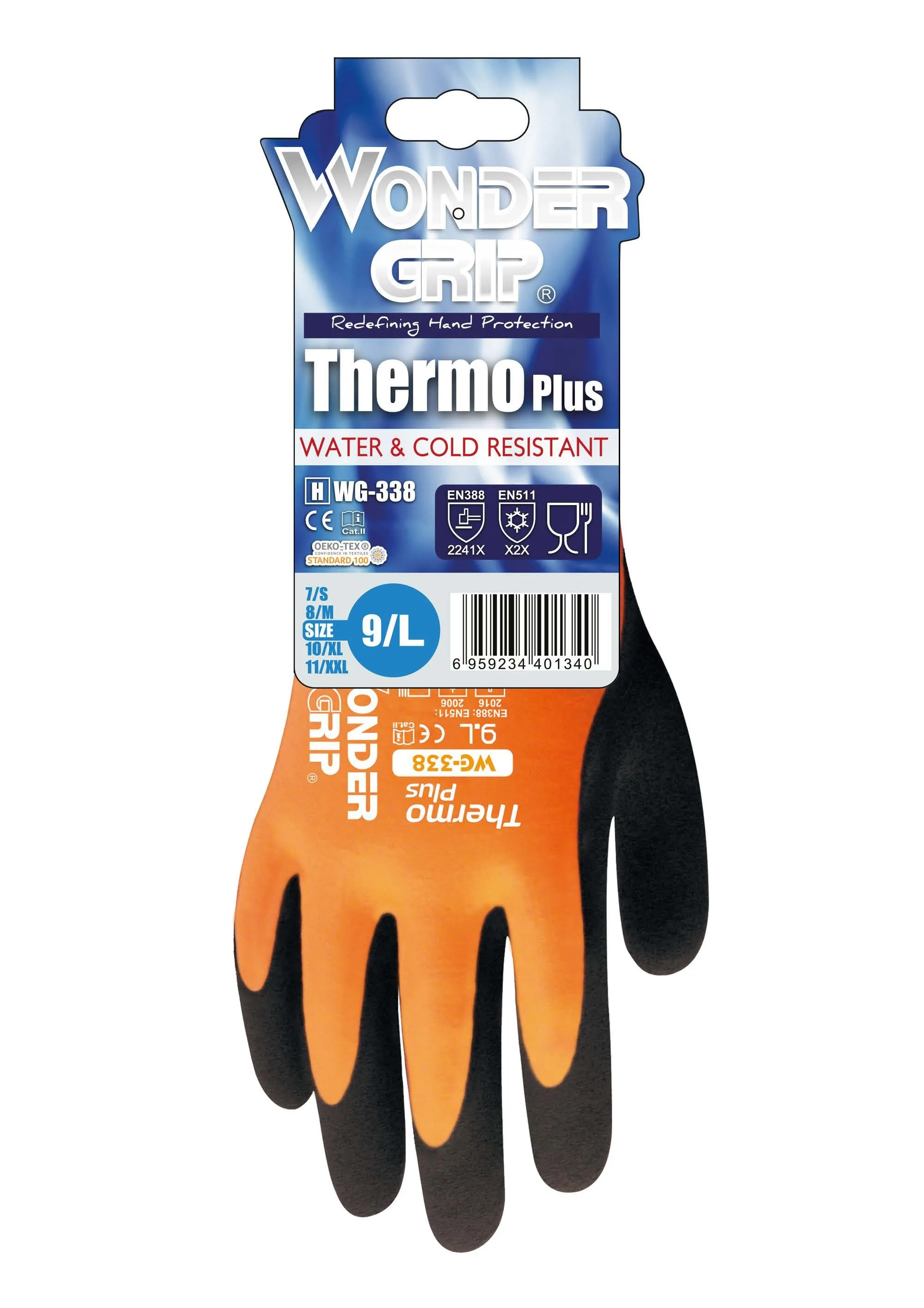 Insulated Warm Work Glove Acrylic Lining Fully Immersed Cold Proof Waterproof Winter Skiing Micro Foam Latex Safety Mittens