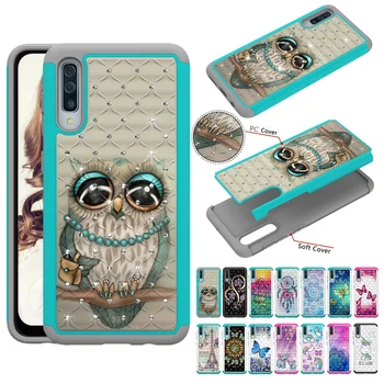 

For Samsung Galaxy A20 A30 A50 A30S A50S A520 A5 2017 fabric assembly anti falling case color picture heavy protection cover