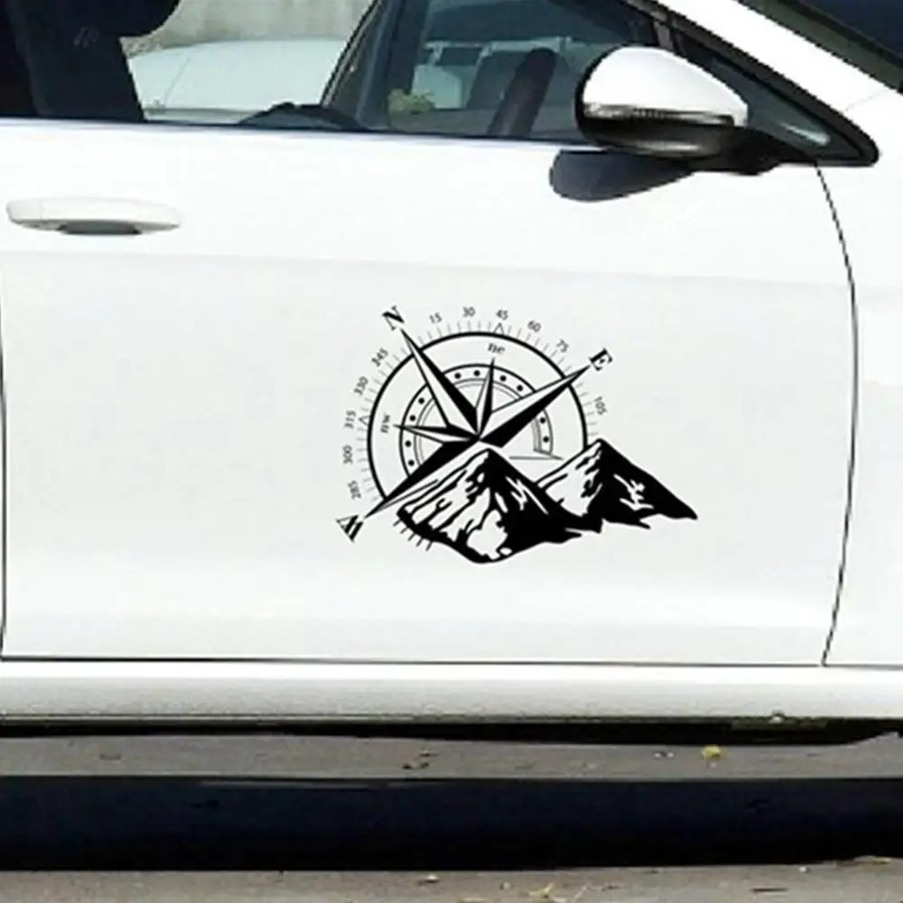 

Black Off Road Compass Snow Mountain Decal Hood Graphic Vinyl Car Sticker 48 x 34cm Automotive Exterior Accessories Car Stickers