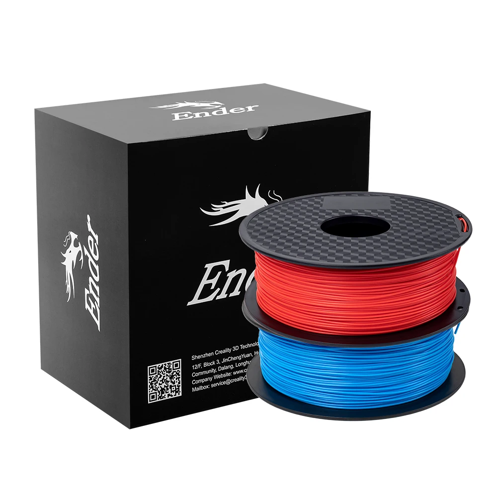 Creality Ender-3 V2 Ender용 3D 프린터 필라멘트, PLA 필라멘트, 3D 플라스틱 필라멘트, 3D 인쇄 재료, 1.75mm, 2kg/로트