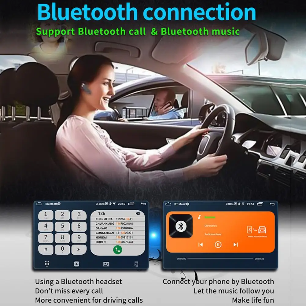  9 zoll Auto GPS Navigation Wifi Bluetooth Auto Radio Android 8.1 16G HD Touchscreen MP5 Player FÜR 