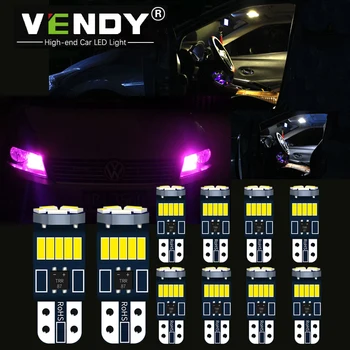 

10pcs W5W 2825 T10 168 Canbus Car Lamp LED Lights Bulb For audi a3 8p 8v 8l a4 b8 avant b7 b5 b9 a6 c6 c5 c7 4f a5 q5 q7 4l a1