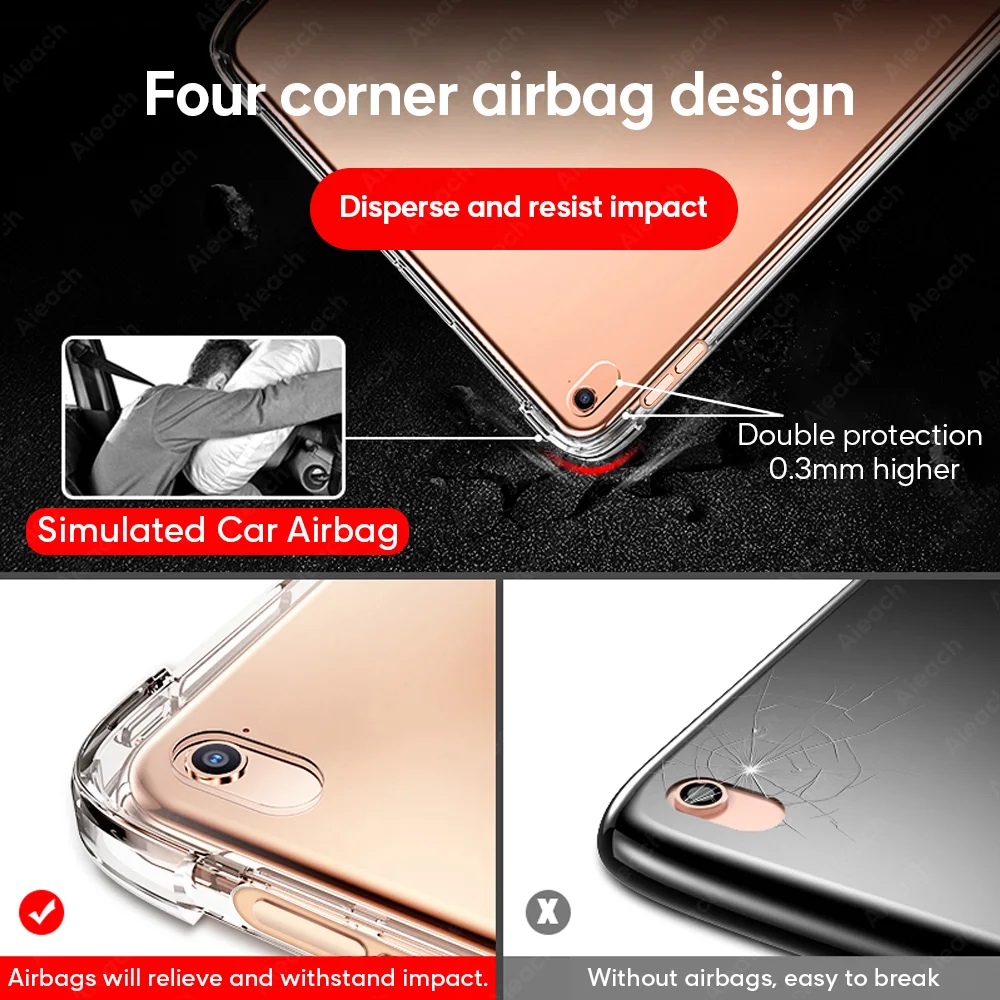 Силиконовый противоударный чехол для iPad Pro 2020 11 12 9 10 5 7 5th 6th 2 го поколения телефона