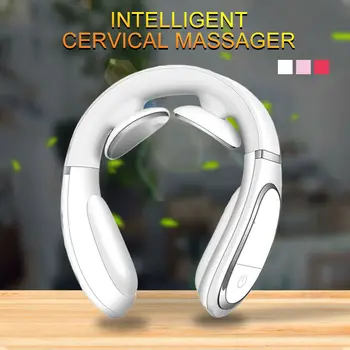 

Smart Electric Pulse Neck Massager low-cycle pulse technology 3 massage modes Wireless Acupuncture Pain Relief Massage Machine