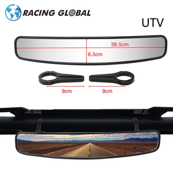

ALCON-Racing UTV Rearview Mirrors With 1.75" Roll Bar Cage Rearview Center Mirror ATV Wide Angle Convex Mirrors Race Mirror