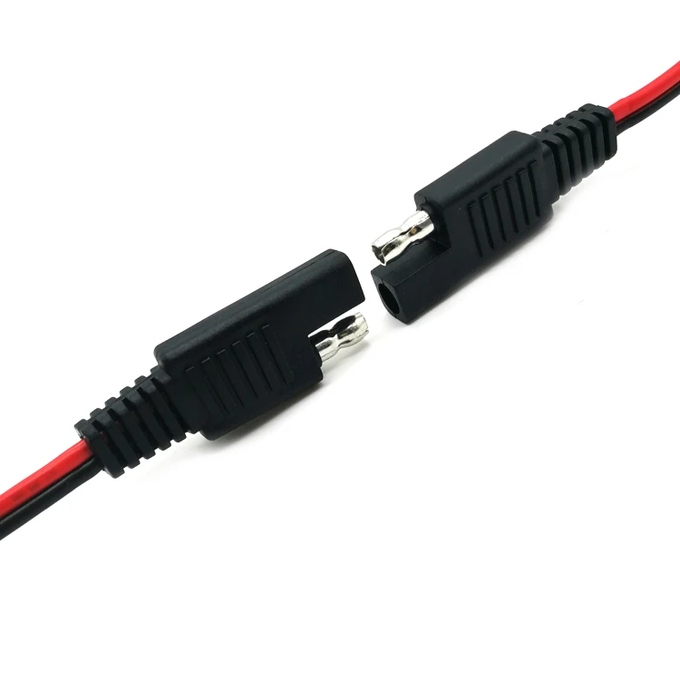 10 футов SAE удлинитель-SAE к SAE 2Pin пуля быстрое подключение 14awg сверхмощный провод жгут с водонепроницаемой крышкой