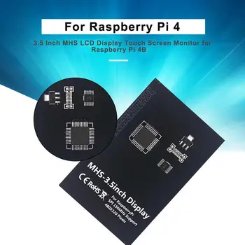 

3.5 Inch LCD Display Touch Screen Monitor + Acrylic Plastic Case Set For Rasberry Pi 4B