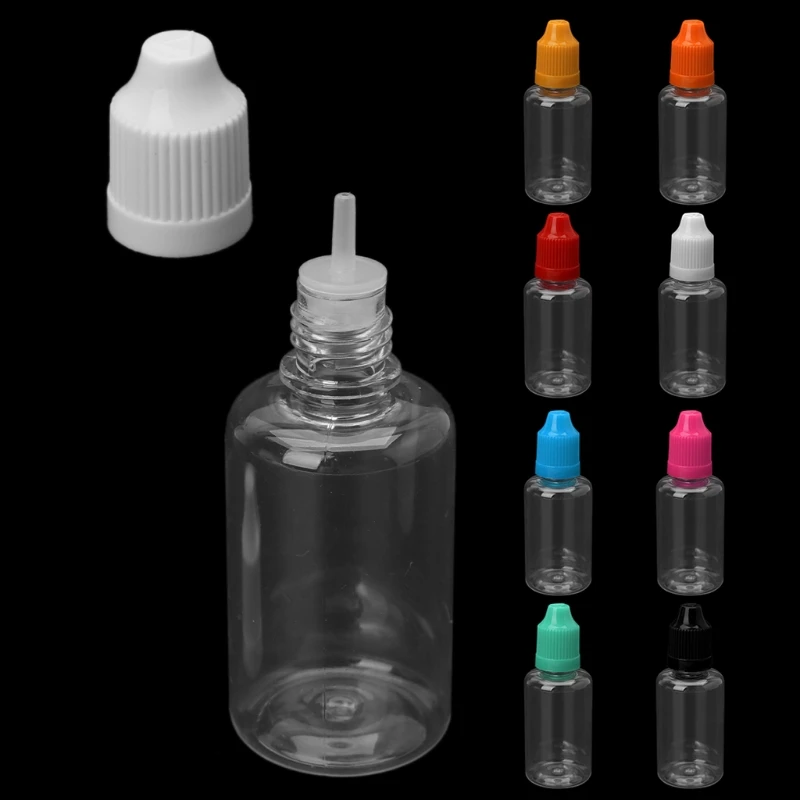 Электронная сигарета масло жидкость для глаз бутылка 30 мл пластиковая Прозрачная пластмассовая бутылочка с капельницей пустая