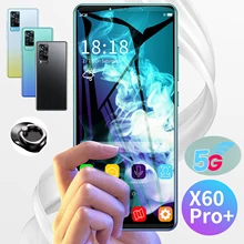 Téléphone portable X60 Pro +, Version globale, réseaux 5G, 5200mah, caméra arrière 32mp HD, 8 go + 256 go, 6.1, Android 10.0