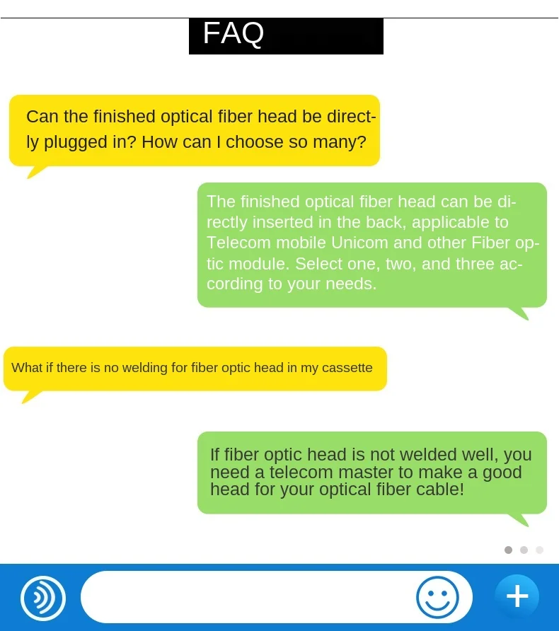 Description Picture 2 of itemDepoguye Wall-mounted one port fiber optic information socket panel, SC fiber optic wall connector panel with fiber optic cable